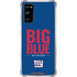NFL New York Giants Team Motto Galaxy S20 FE Clear Case